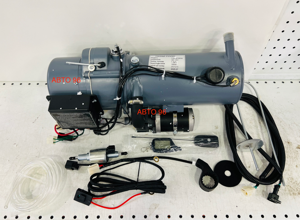 12V - 12 кВт / ПЖД, Предпусковой жидкостный подогреватель, 12 вольт, 12 кВт, с пультом ДУ (с обратной связью) (Гарантия 30 дней) Оптом