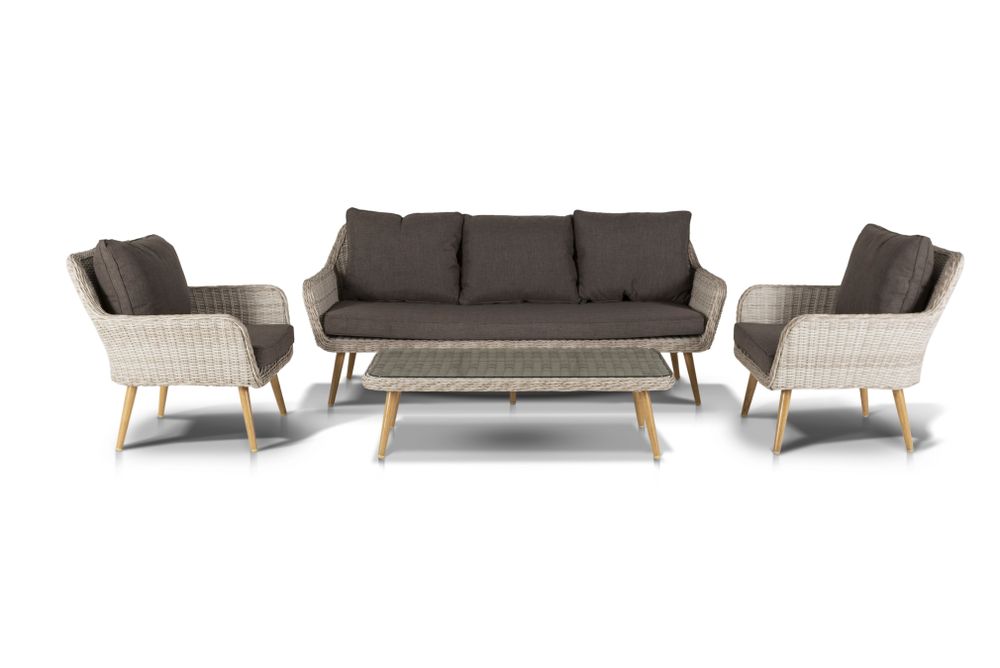 "Прованс" лаунж-зона плетеная из искусственного ротанга, цвет бежевый