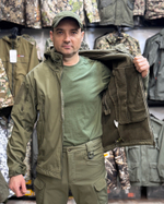 Демисезонный костюм СофтШелл "Олива"