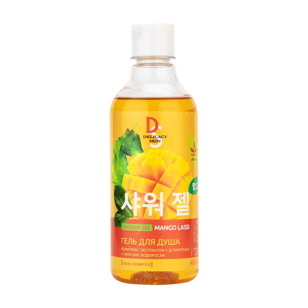 Гель для душа жен. Манго Lassi TM Delicacy Skin 400 мл с водорослями