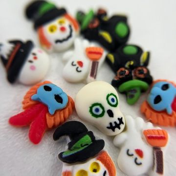 Фигурки для дизайна ногтей Fashion nail art Хэллоуин