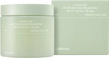 Celimax Пэды для лица тонизирующие с экстрактом хауттюйнии, набор 60шт