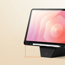 Складной чехол книжка для Samsung Galaxy Tab S11, серия Vers Series от Dux Ducis, с магнитным держателем Pencil