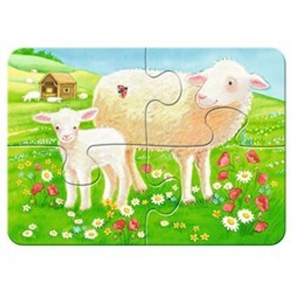 Puzzle Favourite Animals  2/4/6/8 pcs