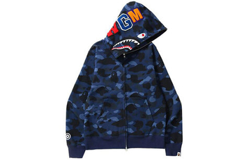 A Bathing Ape Color Camo Shark Full Zip Худи