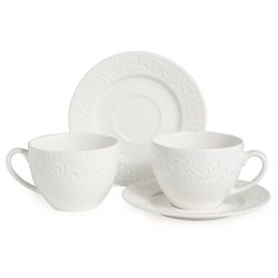 ЧАЙНЫЙ НАБОР LEFARD "FLORAL" НА 2 ПЕР. 4 ПР. 290 МЛ (КОР=12НАБ.)