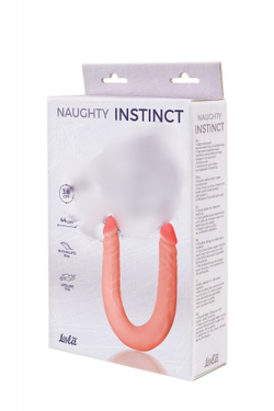 Двусторонний фаллоимитатор Naughty Instinct