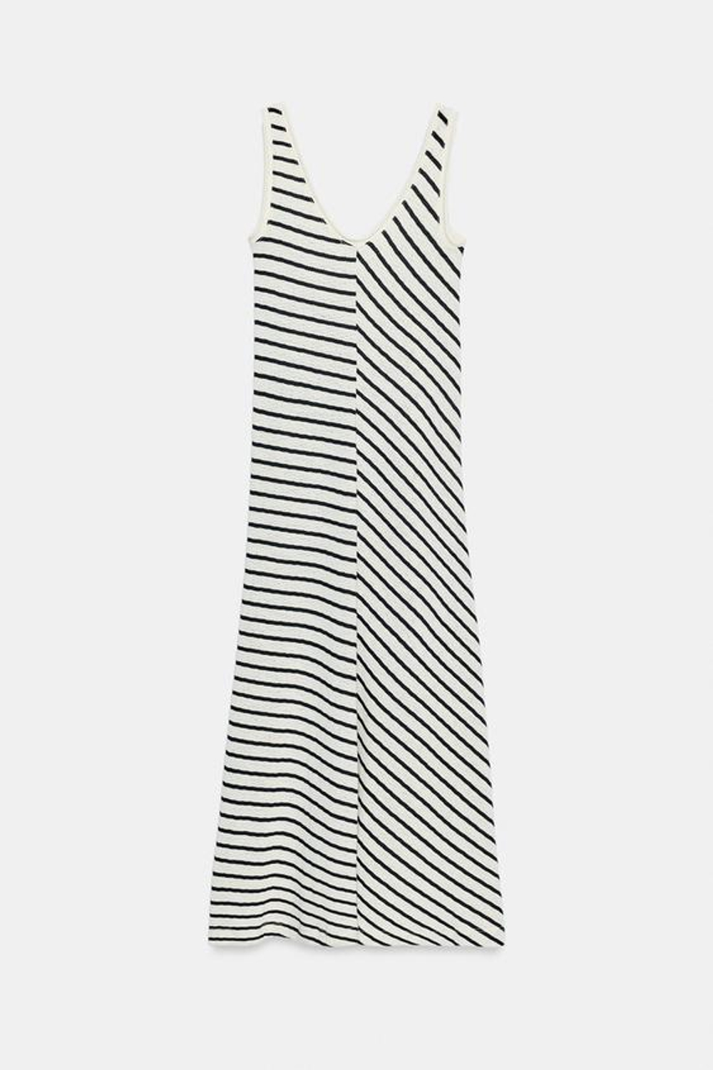 ZARA ДЛИННОЕ ПЛАТЬЕ В ПОЛОСКУ, ПОЛОСКИ