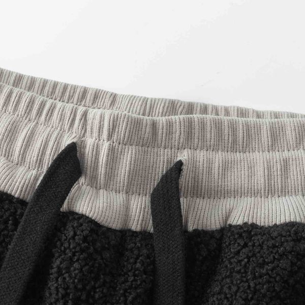 Брюки Little Lamb черный/серый - фото 6