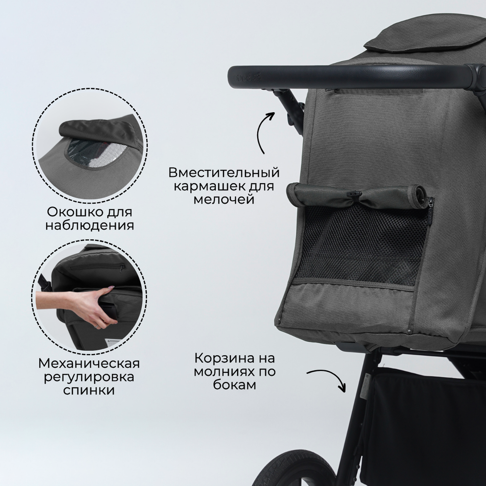 Прогулочная коляска BubaGO Bass