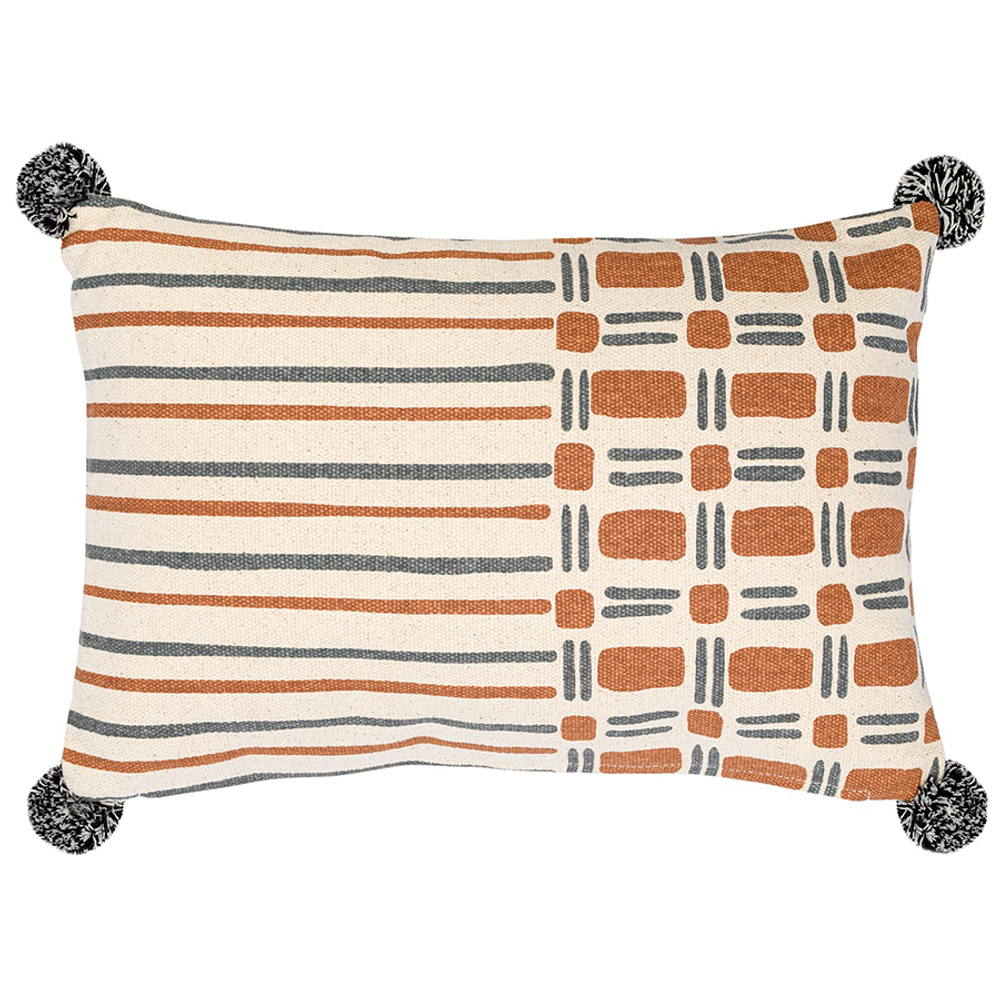 Подушка с геометрическим рисунком abstract play из коллекции ethnic, 30х45 см