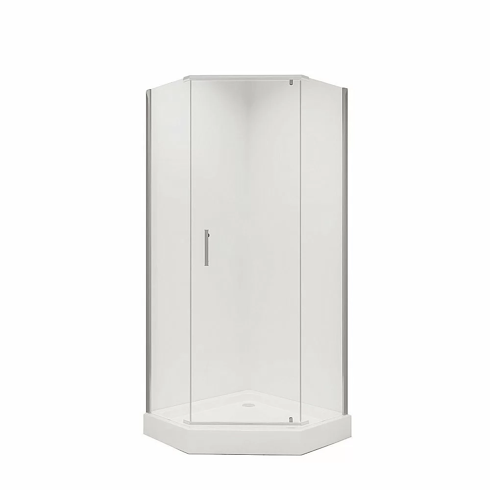 Душевой уголок Niagara Nova NG-6605-08, 90х90х190см, распашные двери, серебристый профиль