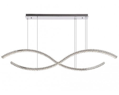 Подвесной светодиодный светильник Newport CRYSTAL 8242/160 chrome, М0067529