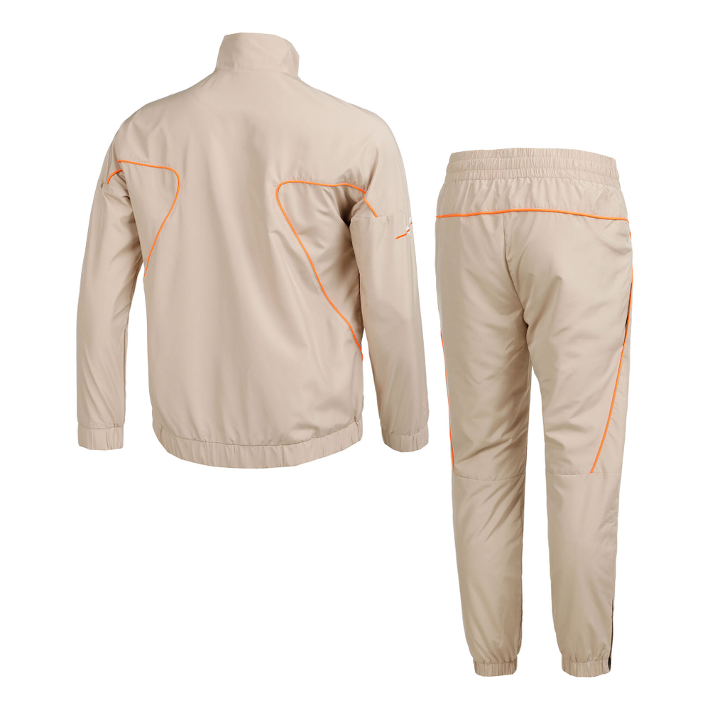 Мужские теннисные Костюмы EA7 Tracksuit Men - Beige, Orange