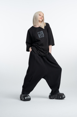 Футболка oversize из легкого трикотажа