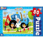 Пазл 80 эл. Синий трактор коробка 4630115523475 (Умные игры)