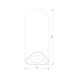Светильник потолочный светодиодный Trio 8W 3000K черный 25110/LED