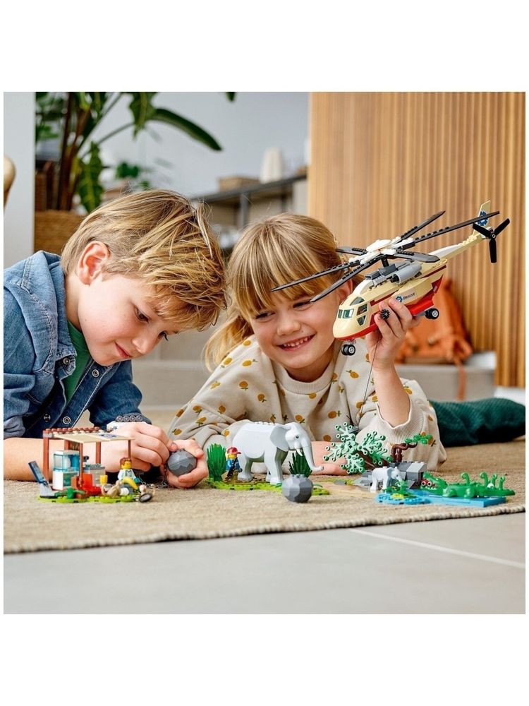 Конструктор LEGO City Stuntz 60302 Операция по спасению зверей