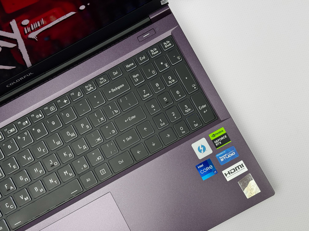 Игровой ноутбук Colorful Intel Core i7-13700HX / RTX 4070 8GB / 16GB / 512GB / 2.5K / 165Hz / Win11 RU / Русско-Английская клавиатура