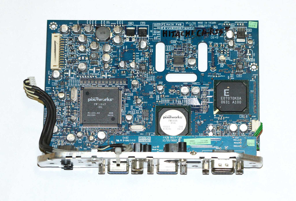 VPJ-L706 REV:1 ОСНОВНАЯ ПЛАТА проектора HITACHI CP-RS57