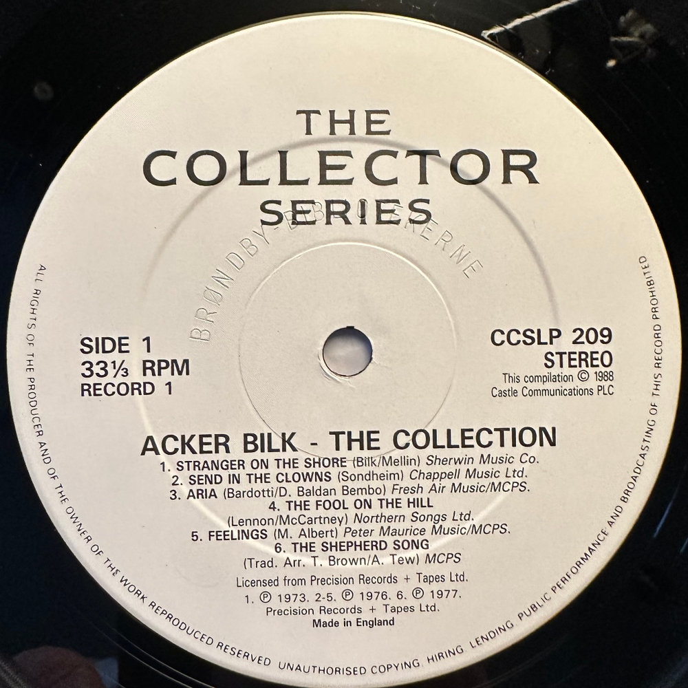 Acker Bilk - The Collection 2LP (Англия 1988г.)