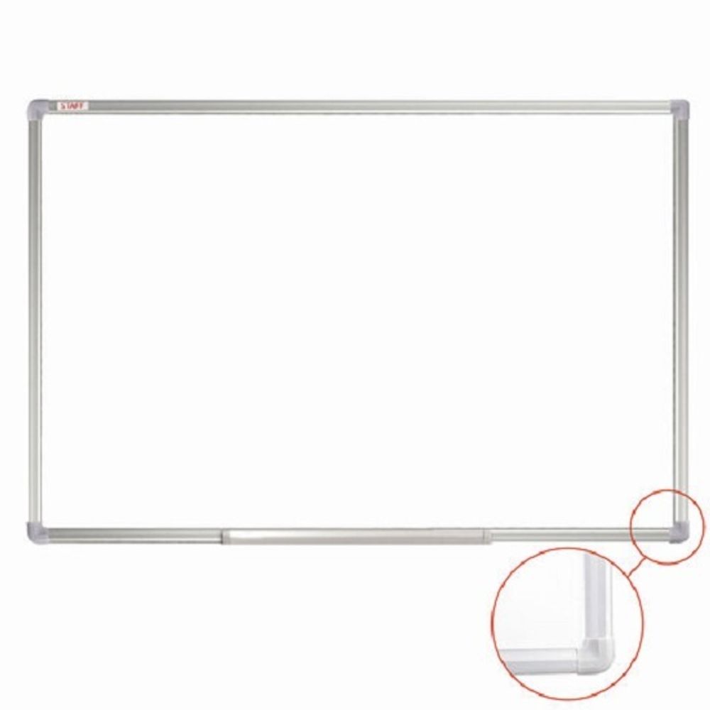 Доска магнитно-маркерная 60*90, Staff, алюминиевая рамка, с полочкой