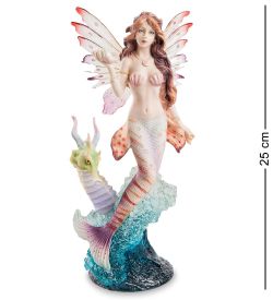 Veronese WS-552 Статуэтка «Русалка и морской конек»