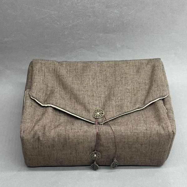 Сумка чаемана, текстиль, жесткий каркас, 25/16/10см