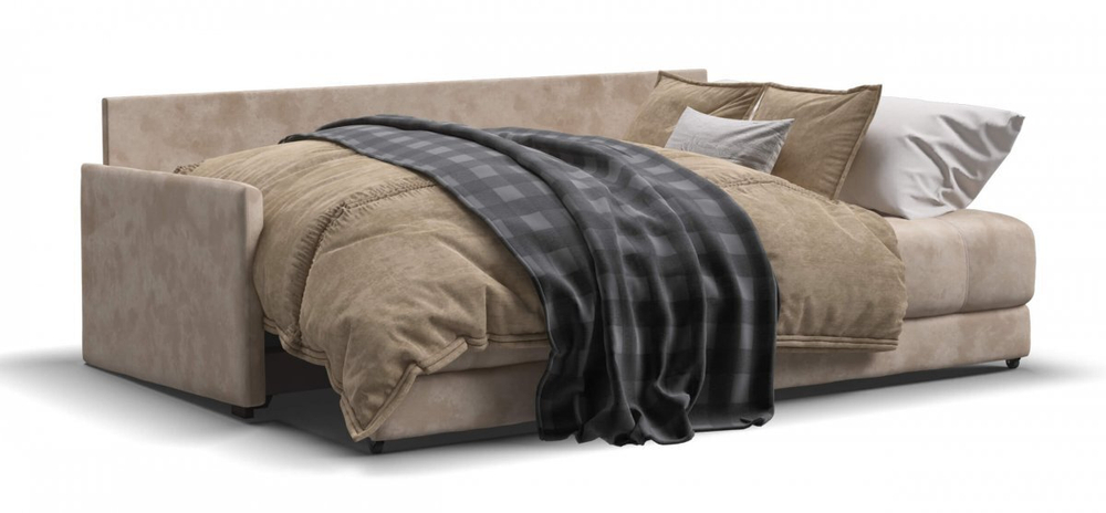 Диван Босс Лофт велюр Алькантара пепел