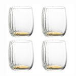 Набор стопок alice, 70 мл, золотистые, 4 шт.