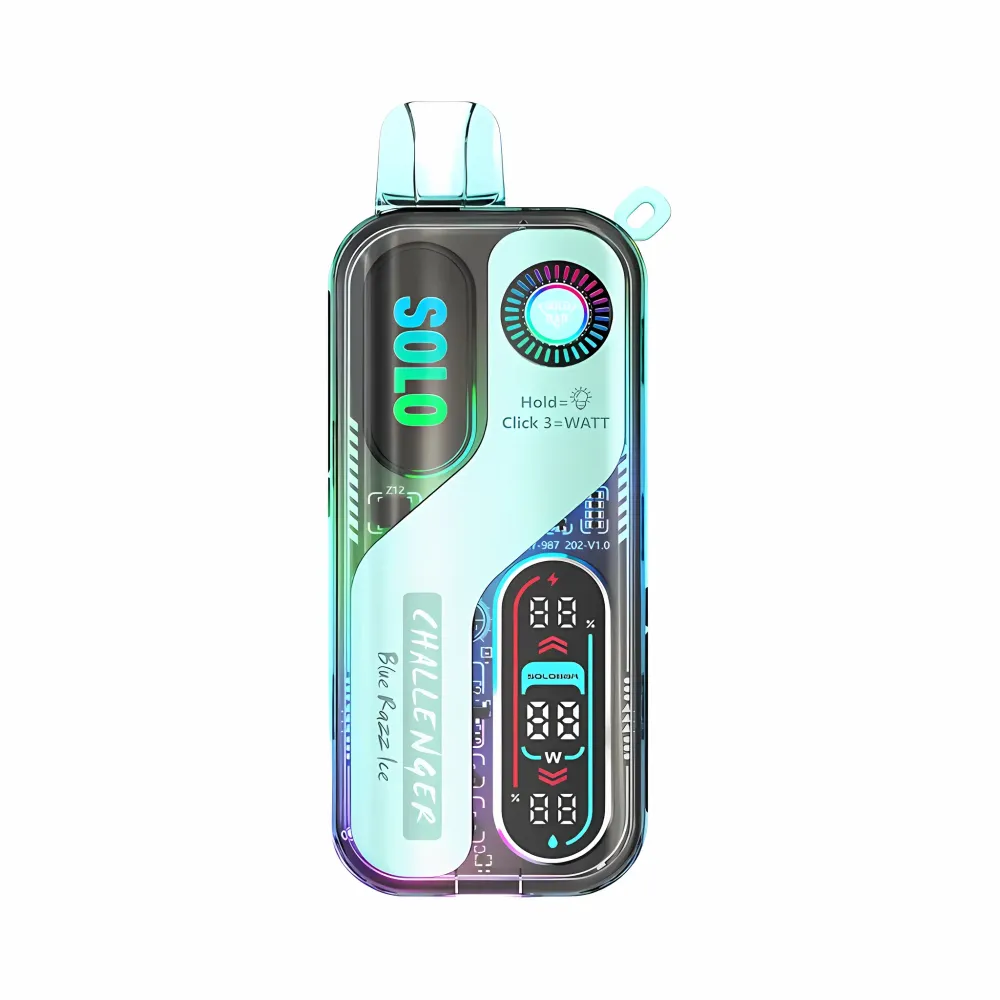 SOLOBAR SOLO 30K — Blue Razz Ice (5% nic)