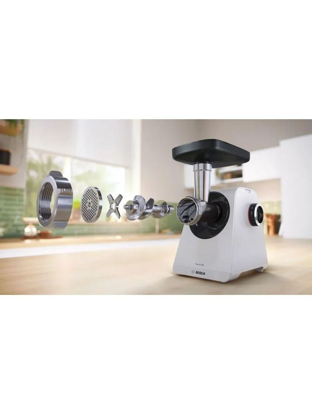 Мясорубка электрическая Bosch MFWS420W, белый