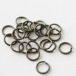 Колечки 8 мм (50шт, бронза)