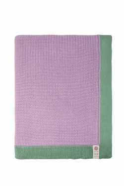 Плед 150х200 Luxberry Tulip фиалка/базилик