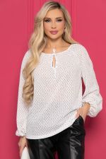Блуза "Шарм" (молочная) Б8568 LT Collection