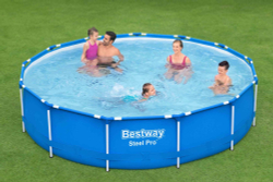 Каркасный бассейн Bestway 396х84 см + фильтр-насос 2006 л/ч (5612E)