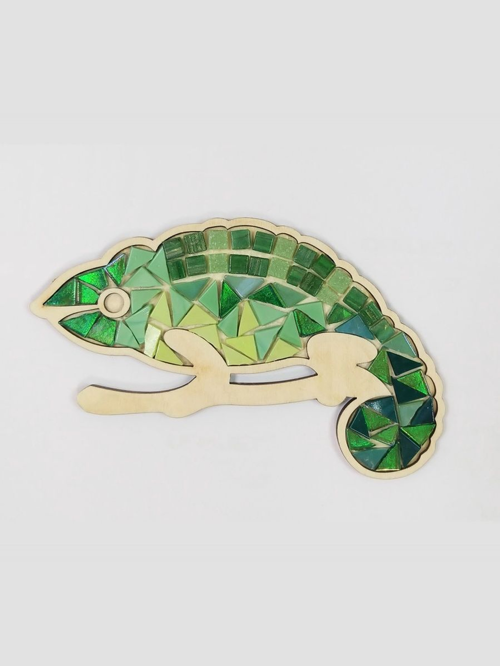 Набор для творчества мозаика стеклянная Розовый Кот 18 см.