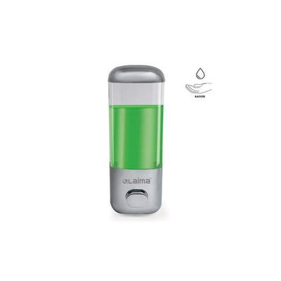 Диспенсер д/жидкого мыла ЛАЙМА 500 мл. наливной, ABS пластик, хром 601793