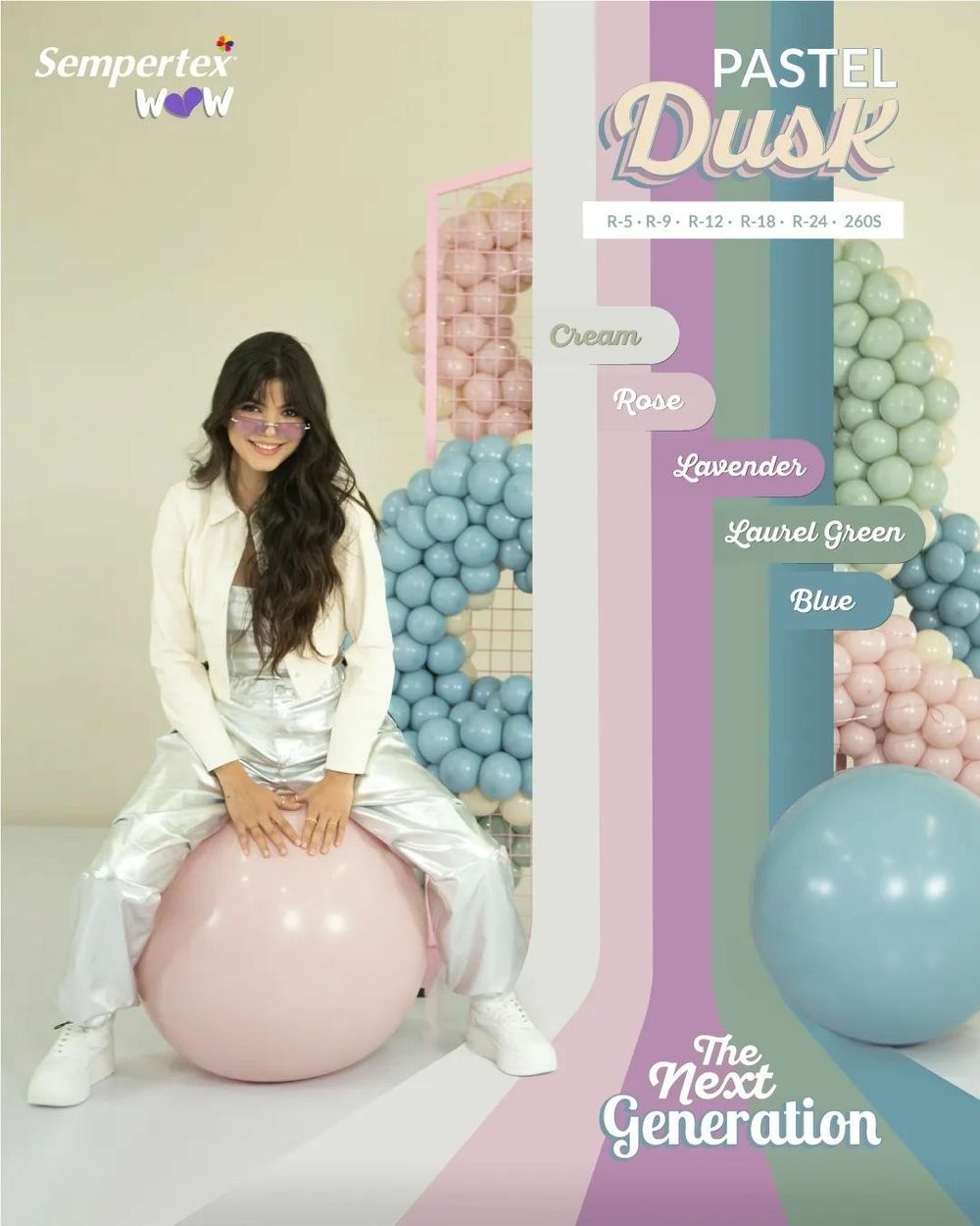 Шар (12''/30 см) Кремовый (107), пастель ретро, 50 шт.