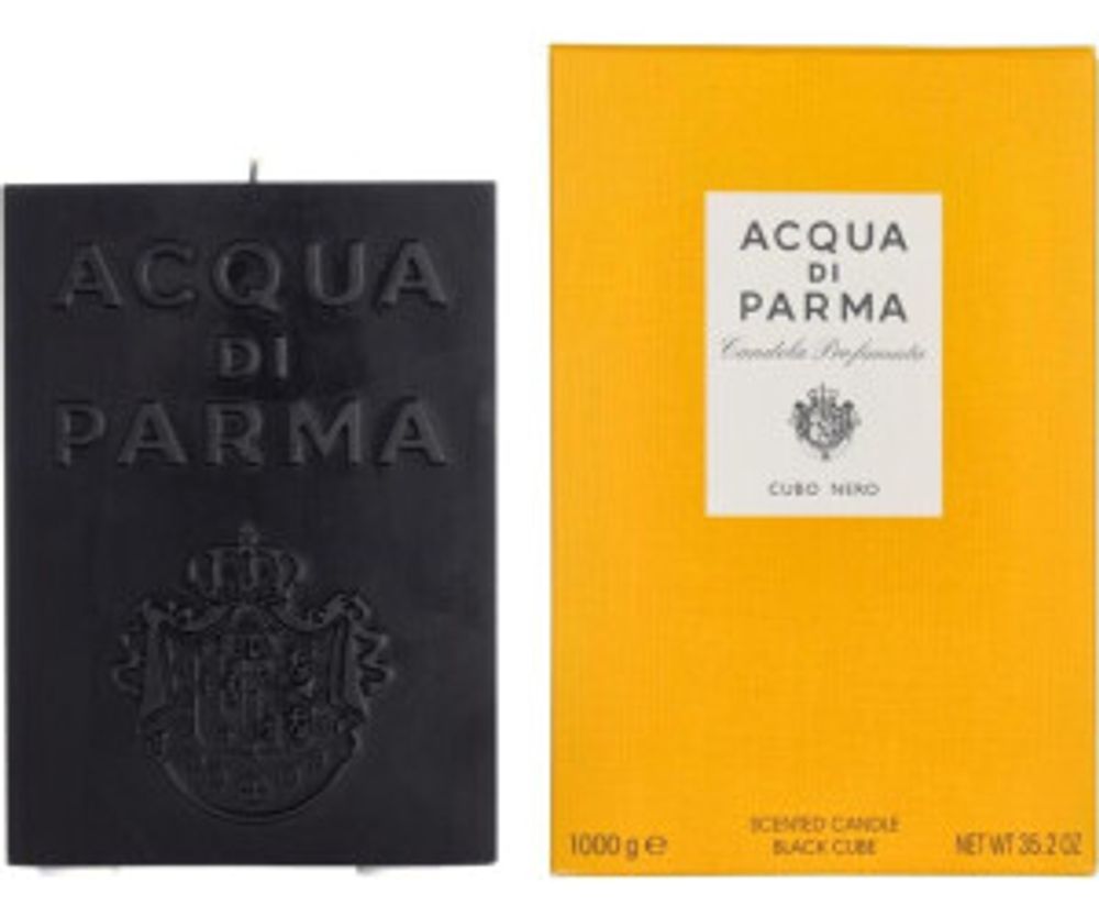 ACQUA PARMA CANDLE CUBE AMBER BLACK 1 KG