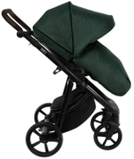Детская коляска Roan Esso 3 в 1 с автокреслом Pituso Baesa Pro Black,Beige Canopy ESS113/1 Dark Green/Black