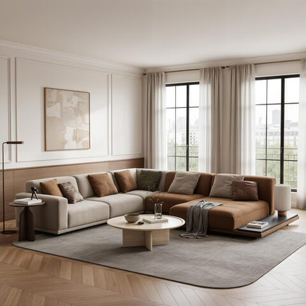 3-х местный нераскладной угловой диван KYOTO KO-16