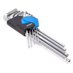 Набор угловых ключей шестигранных экстра длинных 9шт. STANKO CS11119XL