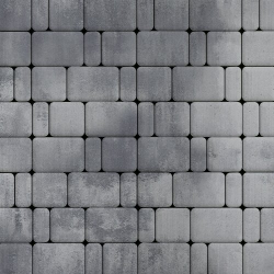 Тротуарная плитка Инсбрук Альт Нео, 60 мм, ColorMix Монохром, гладкая