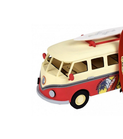 Собранная деревянная модель автомобиля Artesania Latina SURFER'S VAN BUILT