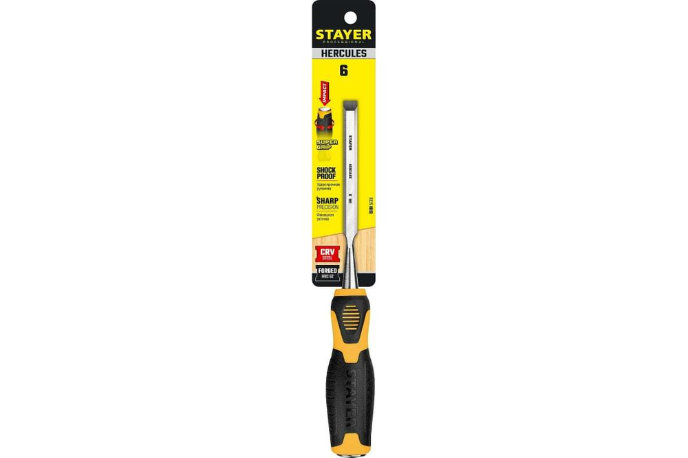 Стамеска-долото STAYER Hercules 6 мм 18205-06_z01
