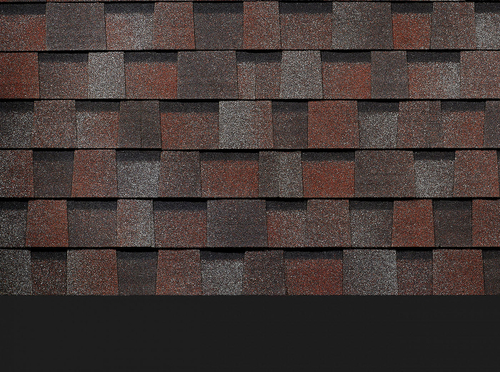 Ламинированная черепица Серия Dragon Premium, слива(1упак.-2.38кв.м)м2