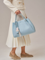 Кожаная сумка Vasilisa DBR 31210 светло-голубой