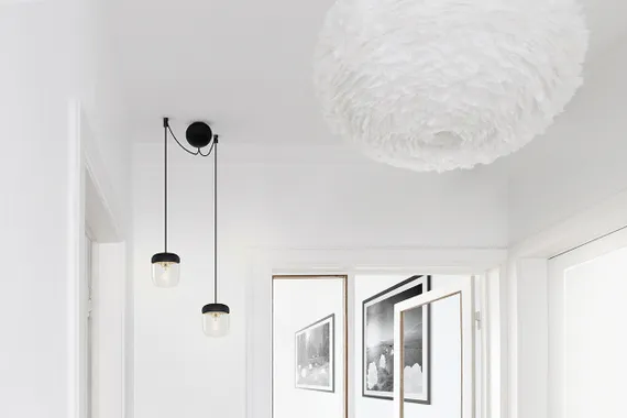 Кластер 2 Cannonball черный E27-15W LED, длина провода 2,5м, для всех Umage ламп