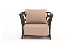 "Валенсия" кресло из искусственного ротанга, цвет бронзовый